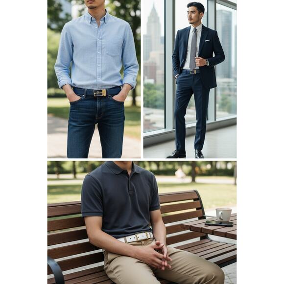 Ferragamo Reversible and adjustable Gancini belt - Picture 2 of 8